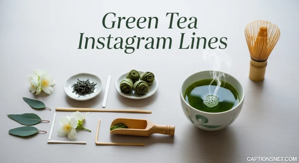 Green Tea Instagram Lines