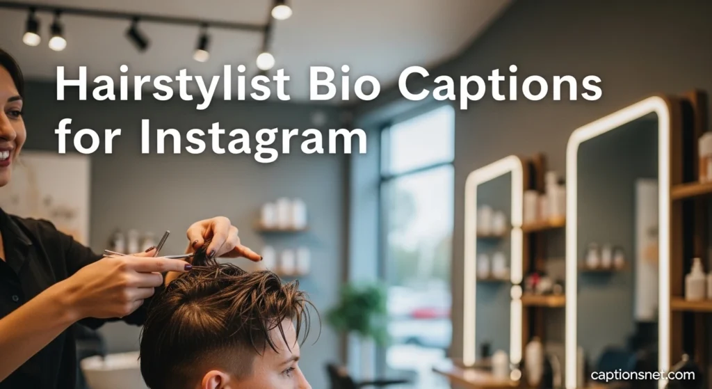 Hairstylist Bio Captions for Instagram