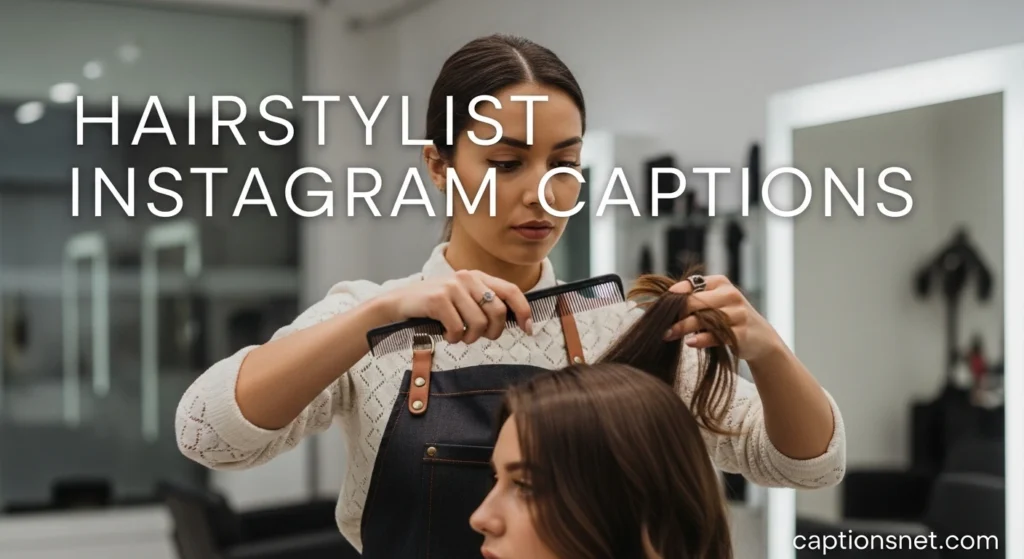 Hairstylist Instagram Captions