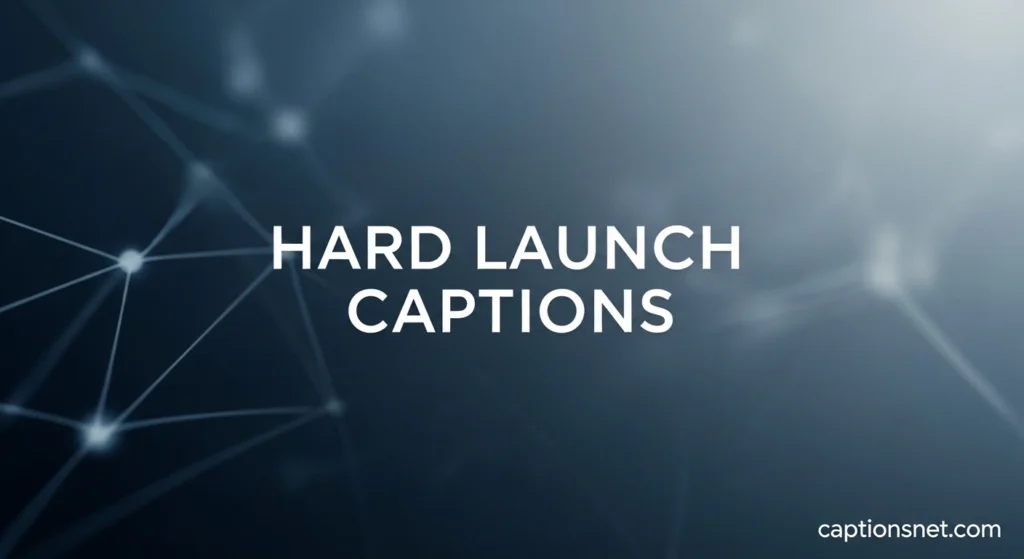 Hard Launch Captions