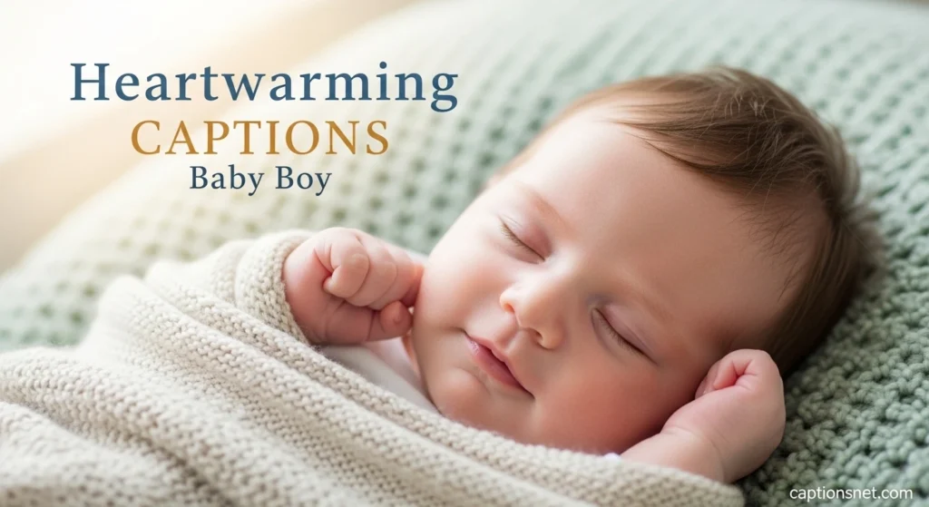 Heartwarming Baby Boy Captions