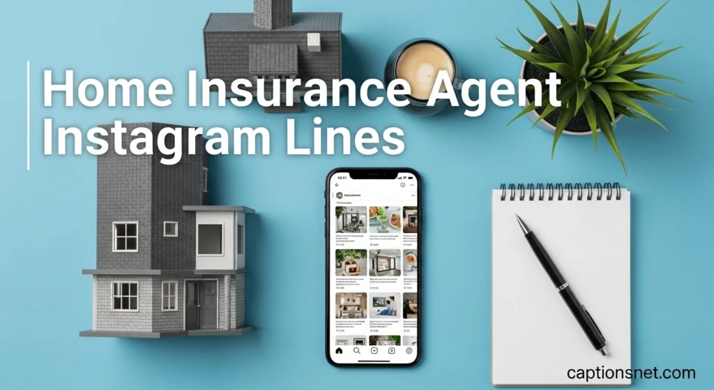 Home Insurance Agent Instagram Lines