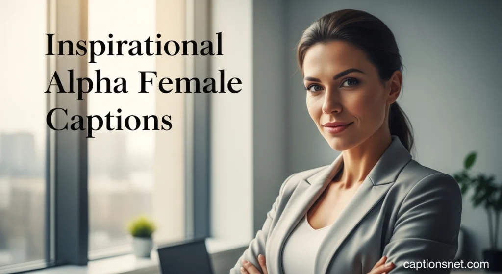 Inspirational Alpha Female Captions