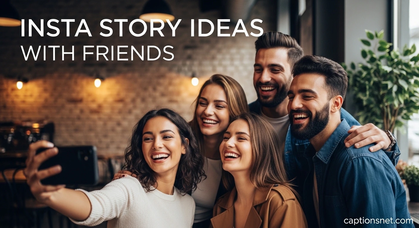 320+ Insta Story Ideas with Friends 2026 - Captions Net
