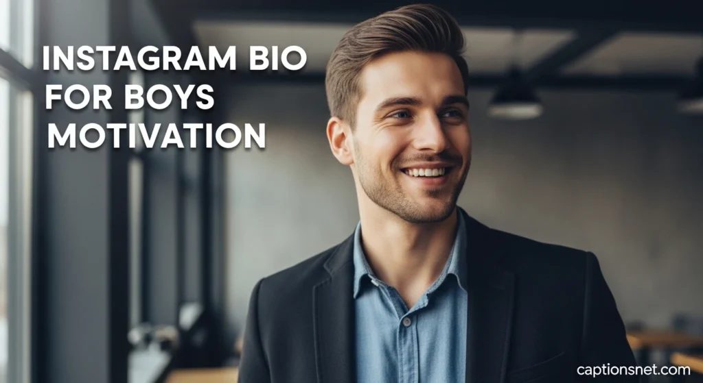 Instagram Bio for Boys Motivation