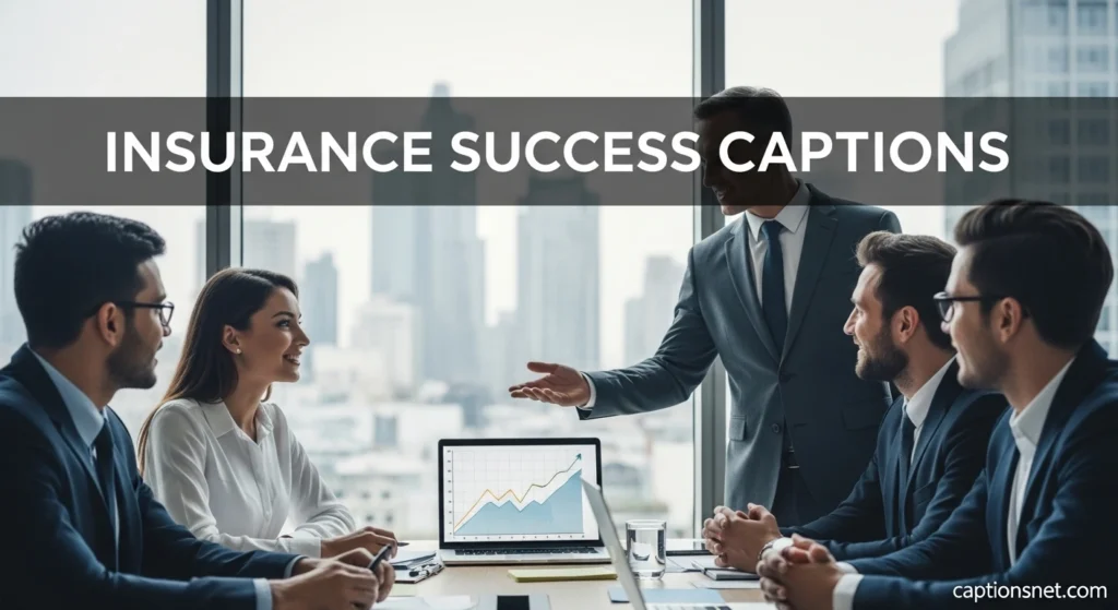 Insurance Success Captions