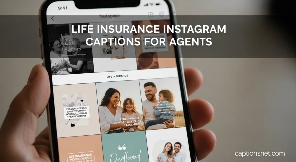 Life Insurance Instagram Captions for Agents