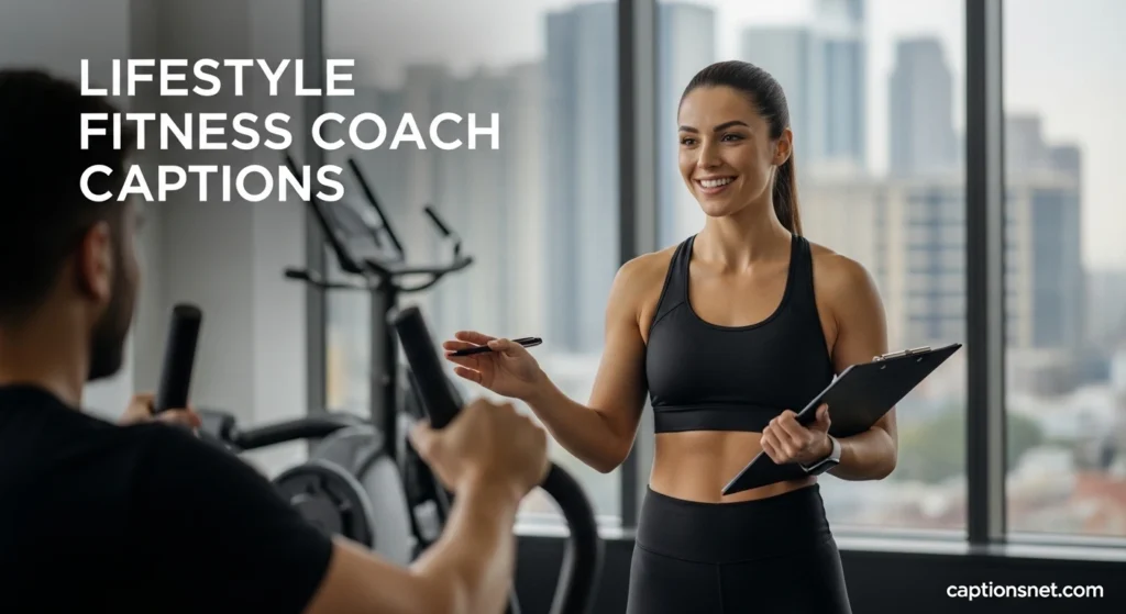 Lifestyle Fitness Coach Captions