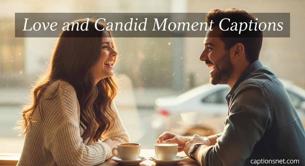 Love and Candid Moment Captions