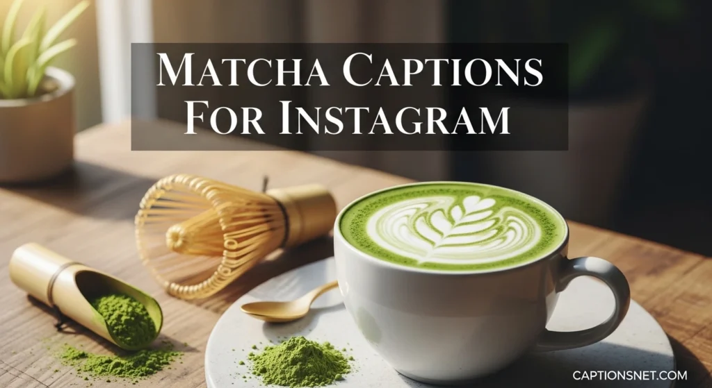 Matcha Captions For Instagram