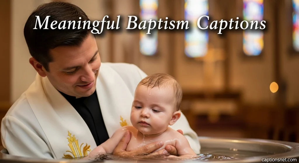 Meaningful Baptism Captions