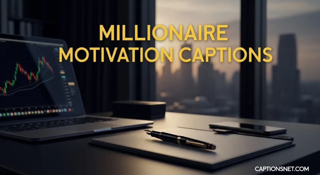Millionaire Motivation Captions