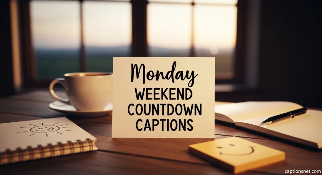Monday Weekend Countdown Captions