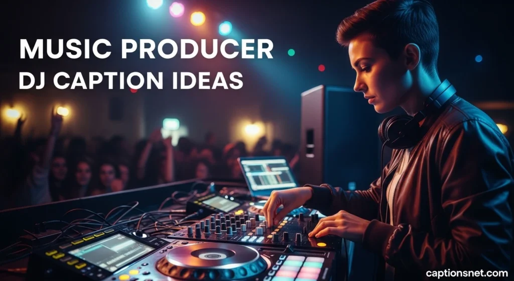 Music Producer DJ Caption Ideas