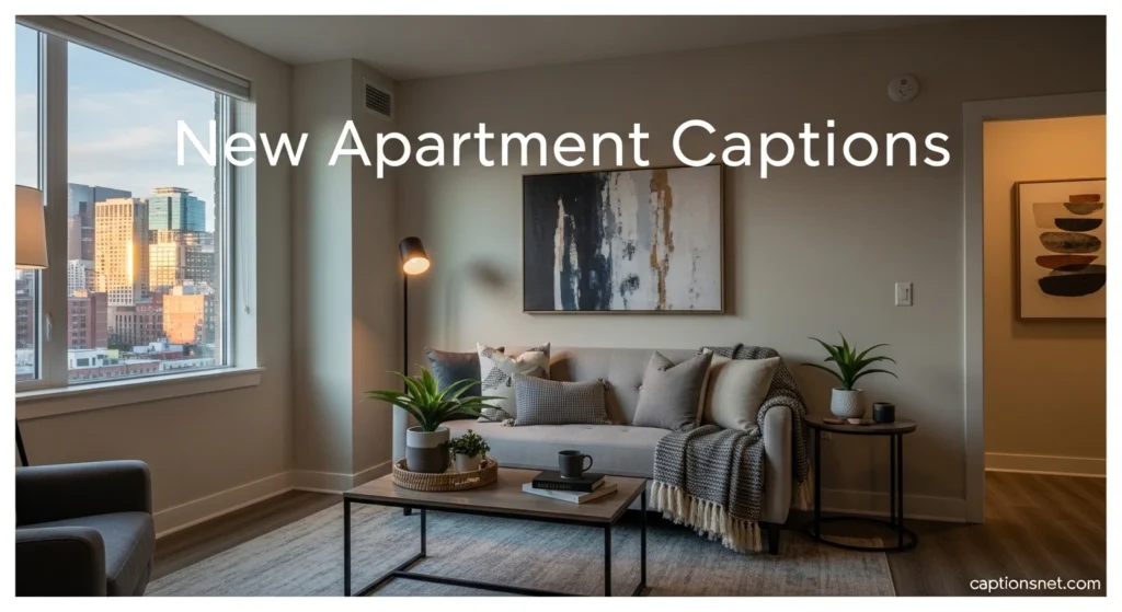 New Apartment Captions