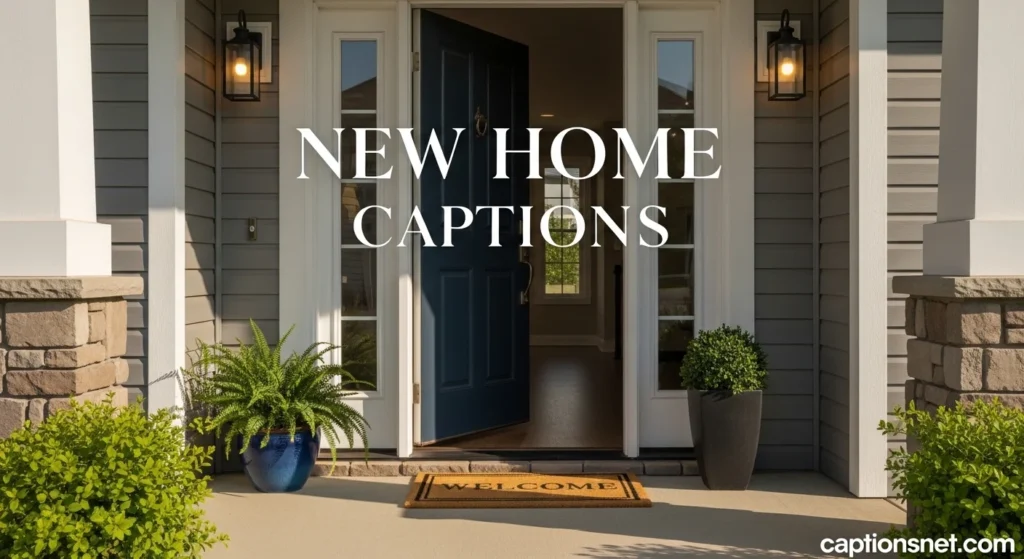 New Home Captions