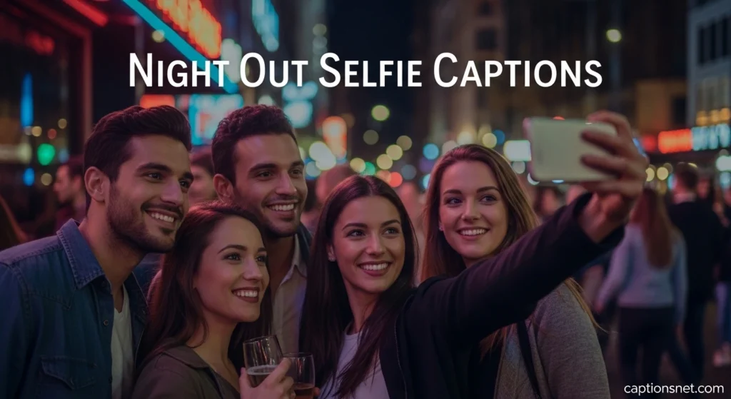 Night Out Selfie Captions