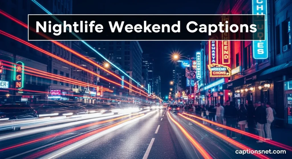 Nightlife Weekend Captions