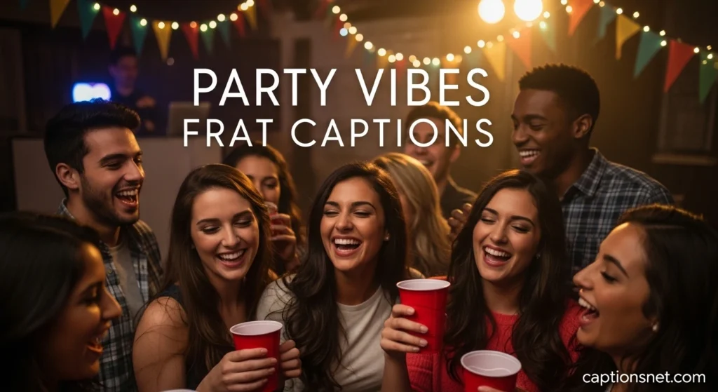 Party Vibes Frat Captions