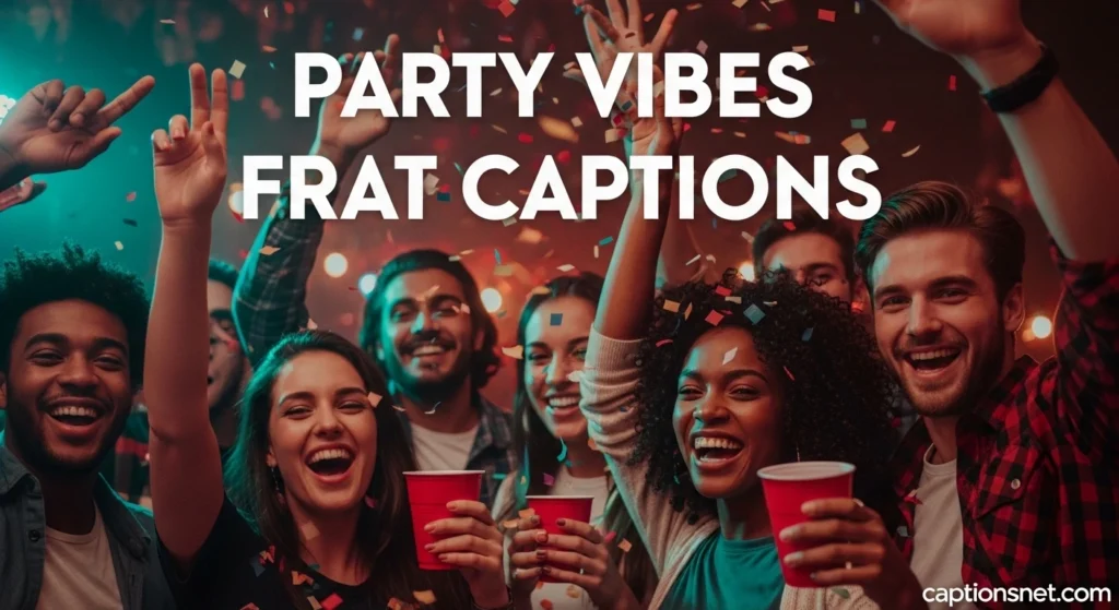 Party Vibes Frat Captions