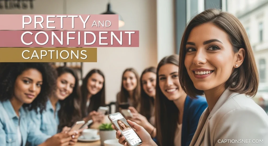 Pretty and Confident Captions