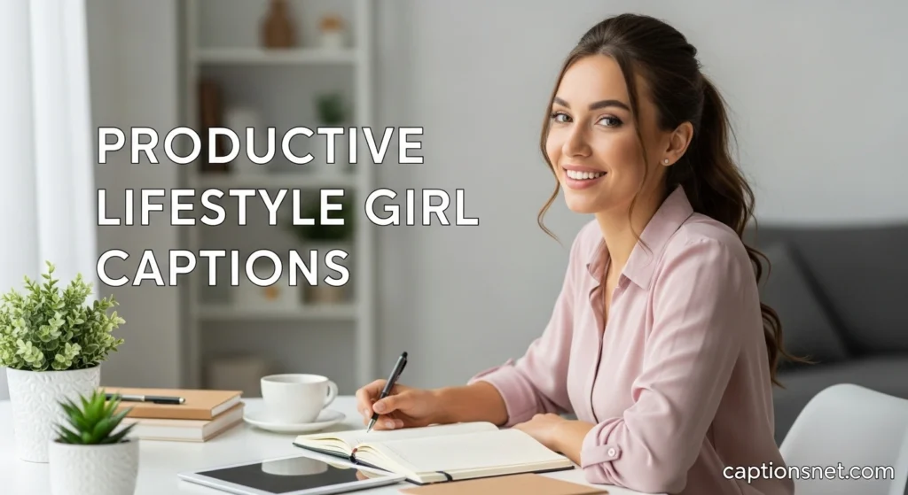 Productive Lifestyle Girl Captions