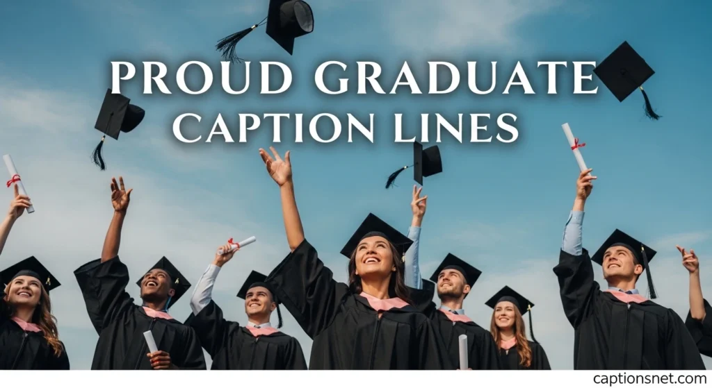 Proud Graduate Caption Lines