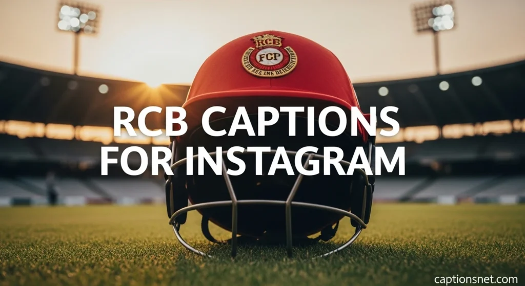RCB Captions for Instagram