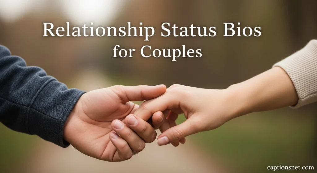 Relationship Status Bios for Couples