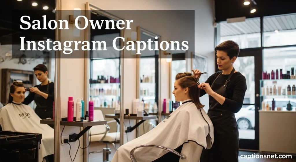 Salon Owner Instagram Captions