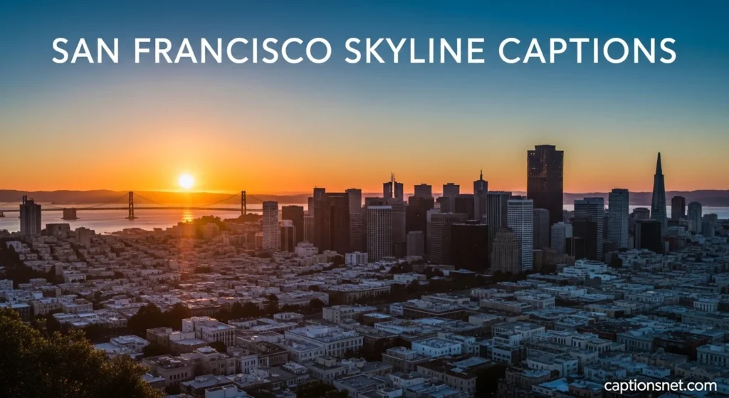 San Francisco Skyline Captions