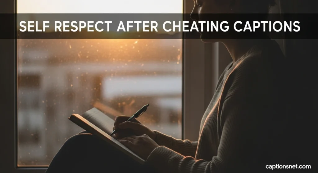 Self Respect After Cheating Captions