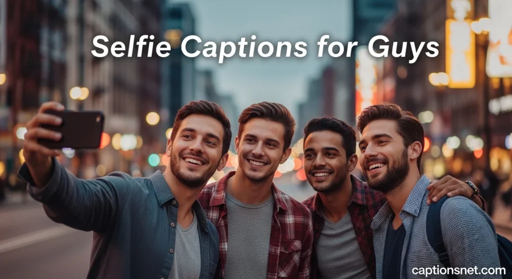 Selfie Captions for Guys