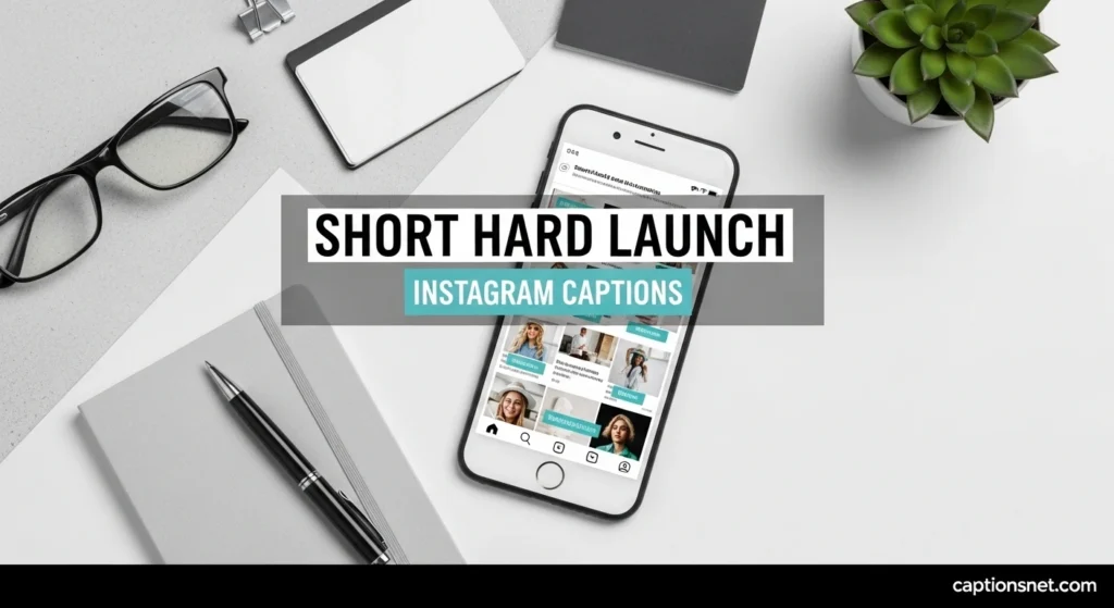 Short Hard Launch Instagram Captions