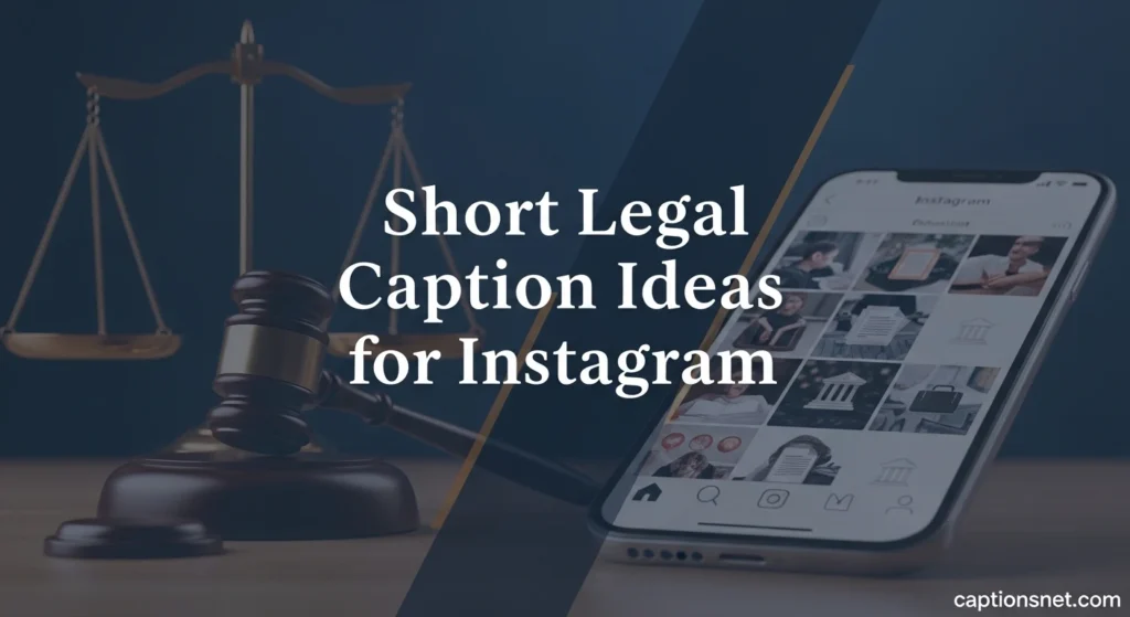 Short Legal Caption Ideas for Instagram