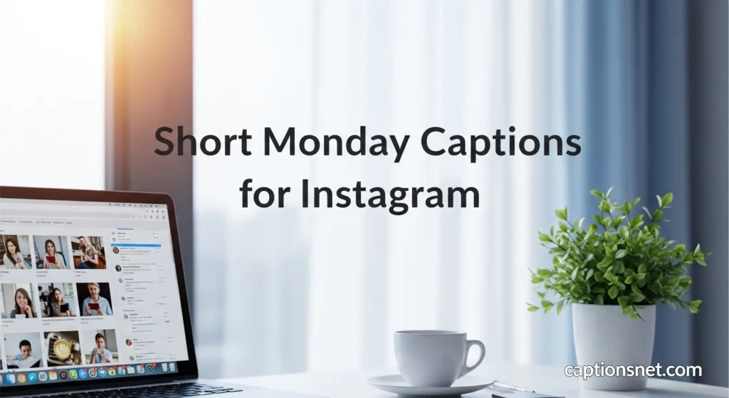 Short Monday Captions for Instagram