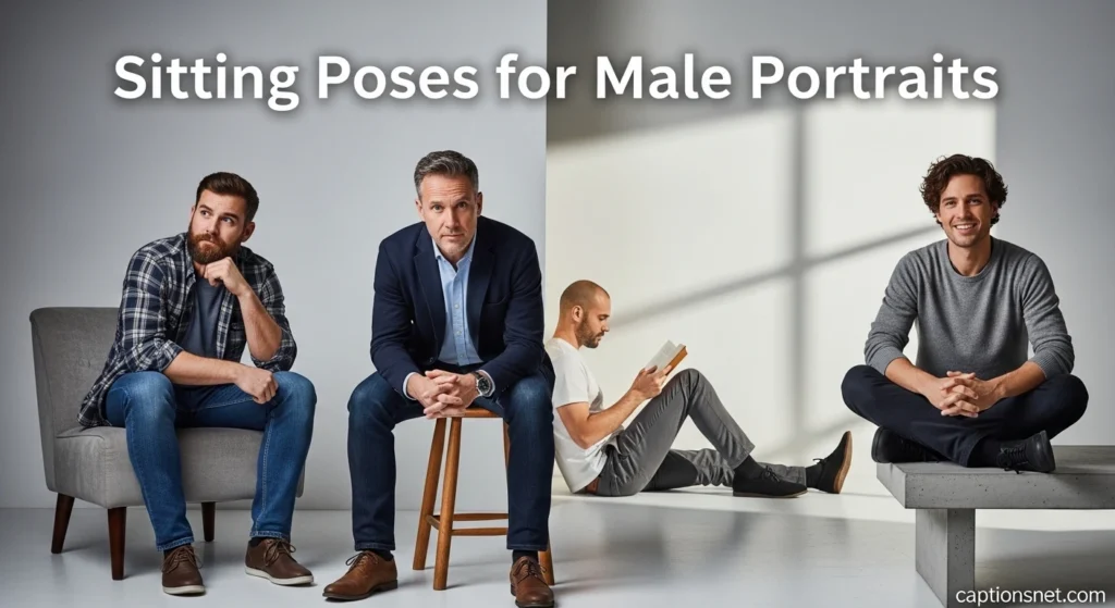 Sitting Poses for Male Portraits