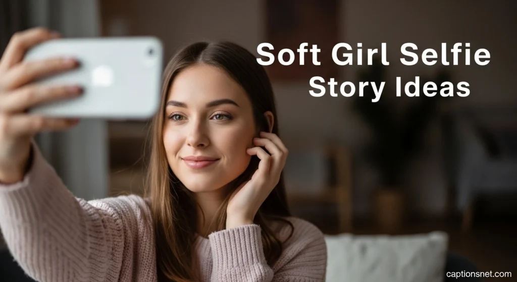 Soft Girl Selfie Story Ideas