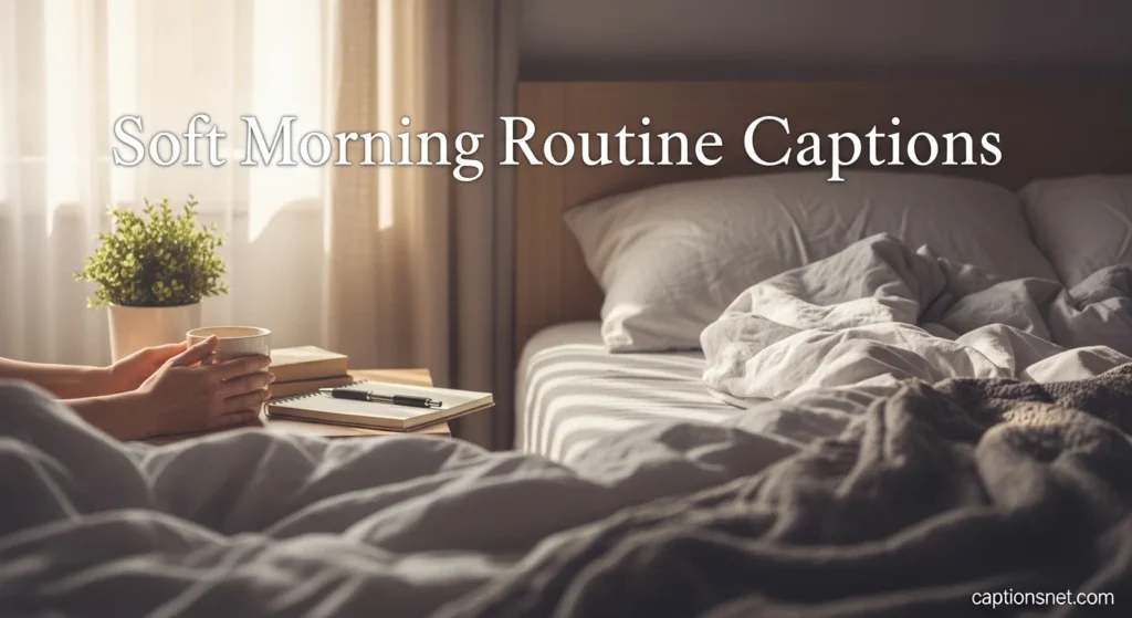 Soft Morning Routine Captions