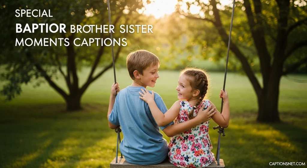 Special Brother Sister Moments Captions