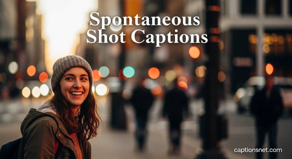 Spontaneous Shot Captions