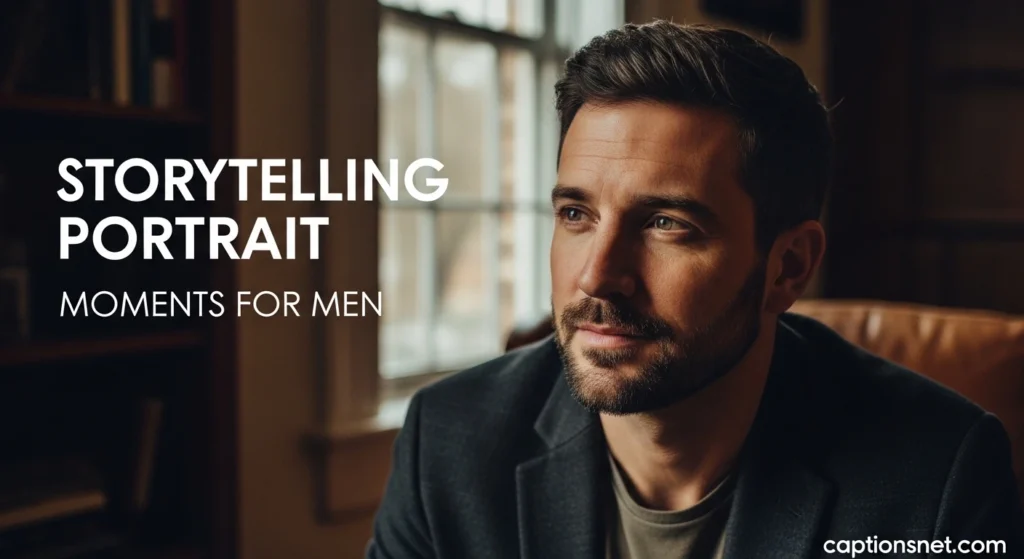 Storytelling Portrait Moments for Men