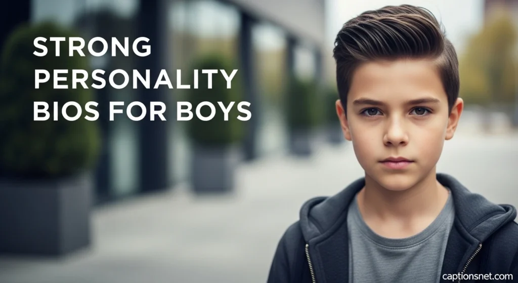 Strong Personality Bios for Boys