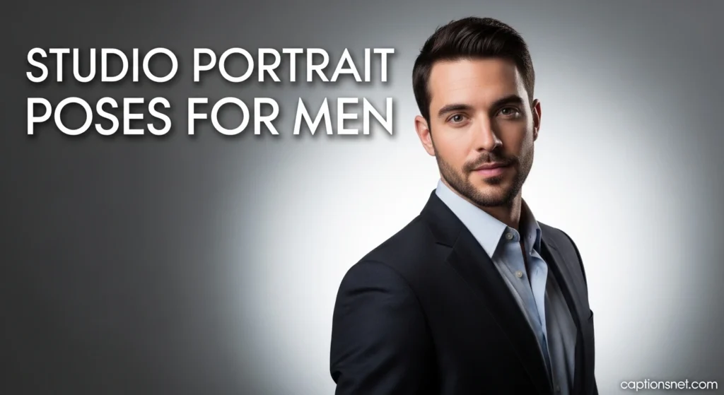Studio Portrait Poses for Men