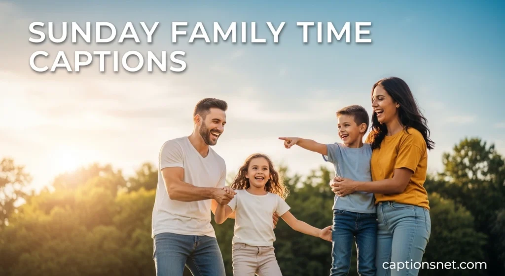 Sunday Family Time Captions