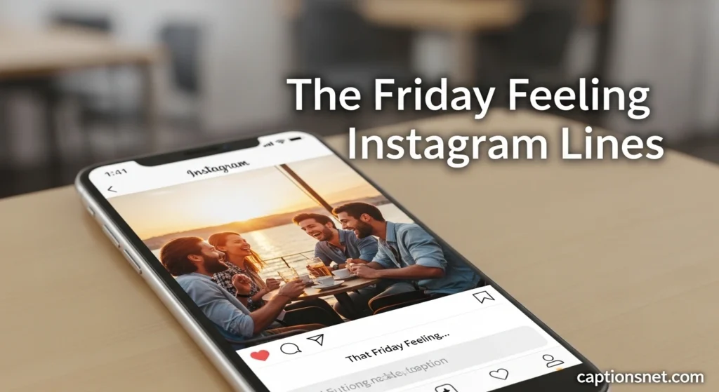 The Friday Feeling Instagram Lines