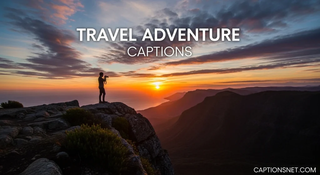 Travel Adventure Captions