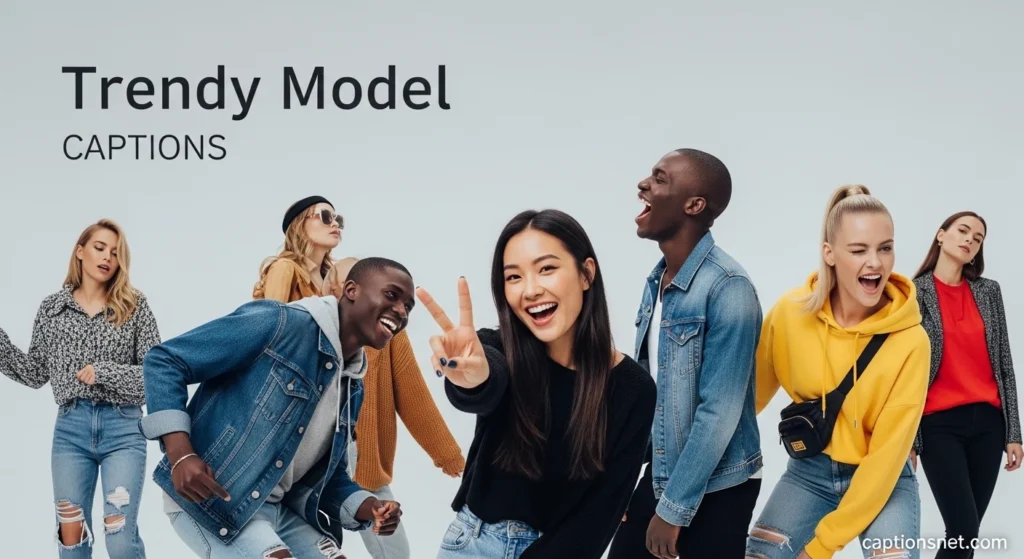 Trendy Model Captions