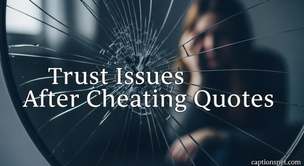 Trust Issues After Cheating Quotes