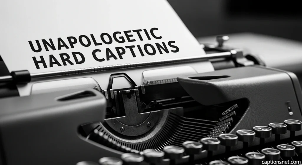 Unapologetic Hard Captions